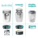 Kép 4/4 - Tommee Tippee pelenkacsomagoló utántöltõ - Twist and Click és Sangenic TEC citrus 12db