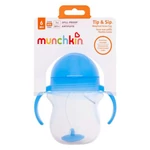 Kép 5/5 - Munchkin itatópohár szívószálas súlyozott Tip and Sip 207ml 6hó kék