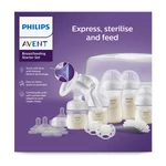 Kép 2/2 - Philips AVENT mellszívó kézi kezdő szett Natural Response, mikrohullámú sterilizátorral