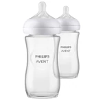 Kép 1/8 - Philips AVENT cumisüveg Natural Response üveg 240ml 2db-os