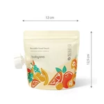 Kép 4/4 - BabyOno tasak bébiételekhez - újratölthető 150ml 5db 1467