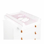 Kép 3/3 - Kikkaboo pelenkázólap - puha 2 oldalú 50x70cm Happy dreams pink