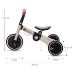 Kép 9/10 - Kinderkraft tricikli/futóbicikli - 4Trike silver grey