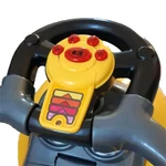 Kép 2/2 - Baby Mix bébitaxi tolókarral 3az1-ben Mega Car rózsaszín