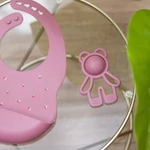 Kép 2/5 - Nattou rágóka szilikon Pop-it málna