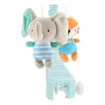Kép 2/4 - Baby Mix zenélő-forgó elektromos Elefánt és róka