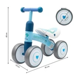 Kép 3/10 - Baby Mix futóbicikli Baby Bike Fekete-fehér foci
