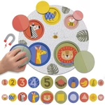 Kép 1/10 - Taf Toys mágneses játék Magnetic Peek-A-Boo puzzle 12885
