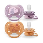 Kép 1/5 - Philips AVENT játszócumi Ultrasoft Premium állatos 6-18hó lányos 2db