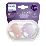 Kép 2/5 - Philips AVENT játszócumi Ultrasoft Premium neutral 0-6hó lányos 2db