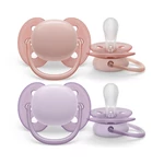 Kép 1/5 - Philips AVENT játszócumi Ultrasoft Premium neutral 0-6hó lányos 2db