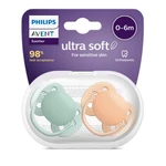 Kép 2/3 - Philips AVENT játszócumi Ultrasoft Premium neutral 0-6hó 2db