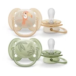 Kép 1/5 - Philips AVENT játszócumi Ultrasoft Premium állatos 0-6hó fiús 2db