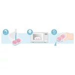 Kép 4/4 - Philips AVENT játszócumi Ultra Air éjszakai 0-6hó lányos 2db