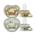 Kép 1/5 - Philips AVENT játszócumi Ultra Air tengeri állatos 6-18hó fiús 2db
