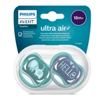 Kép 2/5 - Philips AVENT játszócumi Ultra Air elefántos 18hó fiús 2db