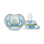 Kép 1/4 - Philips AVENT játszócumi Ultra Air 0-6hó szivárványos 1db