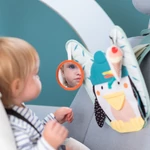 Kép 4/10 - Taf Toys játék autóba Penguin Play and Kick Car Toy zenélő pingvin 12955