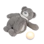 Kép 2/5 - Nattou éjjeli fény zenélõ plüss Sleepy maci szürke