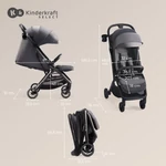 Kép 5/5 - Kinderkraft sportbabakocsi - Nubi 2 Sand Beige