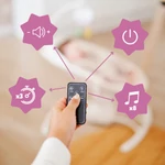 Kép 6/6 - Badabulle elektromos hinta távirányítóval B012307