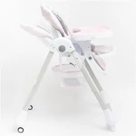 Kép 5/6 - Baby Mix etetőszék Infant pink