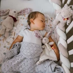 Kép 9/9 - BabyOno szundikendő - Milly nyuszi cumitartóval plüss 1527