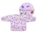 Kép 2/8 - BabyOno előke - hosszú ujjas vízálló Garden 6hó-2év 1476/01