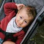 Kép 4/4 - BabyOno előke - háromszög 2db Farm 879/09