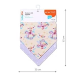 Kép 3/5 - BabyOno előke - háromszög 2db Horses 879/15