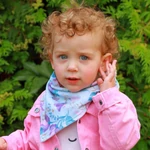 Kép 4/7 - BabyOno előke - háromszög 2db Floral 879/16