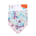 Kép 1/7 - BabyOno előke - háromszög 2db Floral 879/16