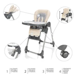 Kép 7/9 - Zopa etetőszék - Monti 2 Diamond Beige