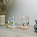 Kép 3/3 - Zopa fa játék mini golyóvezetõ Zsiráf