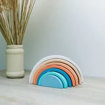 Kép 8/8 - Zopa fa játék szivárvány Sunset