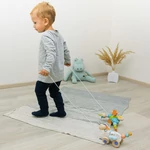 Kép 4/6 - Zopa fa játék húzható Unikornis