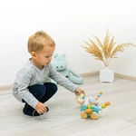 Kép 5/6 - Zopa fa játék húzható Unikornis