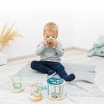 Kép 5/6 - Zopa fa játék formabedobó henger kék