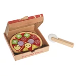 Kép 2/6 - Zopa fa játék pizza dobozban