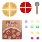 Kép 3/6 - Zopa fa játék pizza dobozban
