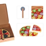 Kép 4/6 - Zopa fa játék pizza dobozban