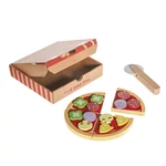 Kép 1/6 - Zopa fa játék pizza dobozban