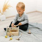 Kép 5/6 - Zopa fa játék szerszámos láda sárga