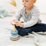 Kép 5/10 - Zopa fa játék gyûrûtorony kék