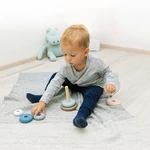 Kép 7/10 - Zopa fa játék gyûrûtorony kék