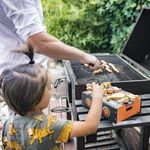 Kép 5/7 - Zopa fa játék BBQ grill szett