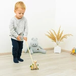 Kép 4/5 - Zopa fa játék tologatós dínó zöld