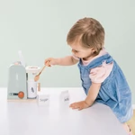 Kép 4/10 - Zopa fa játék kávégép szett