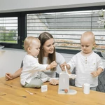 Kép 8/10 - Zopa fa játék kávégép szett