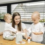 Kép 9/10 - Zopa fa játék kávégép szett